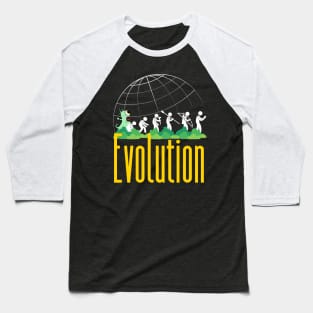 Alien Evolution Baseball T-Shirt